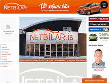 Tablet Screenshot of netbilar.is